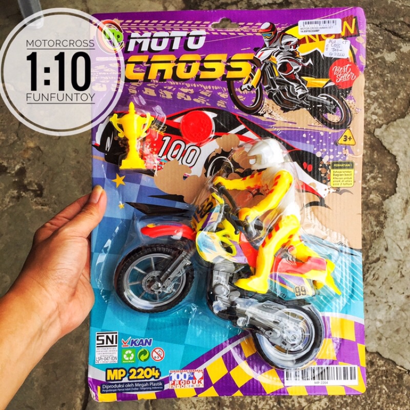 motor cross mainan/ motor trail