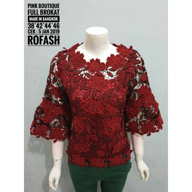 Blouse Pink Butik exclusive ori Bangkok