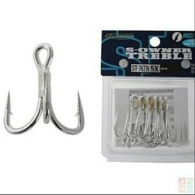 TREBLE HOOK OWNER &quot;ST-76 TN&quot; (5X STRONG)