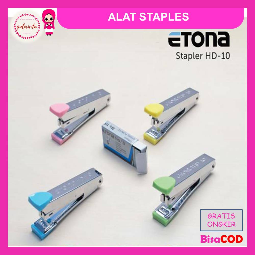 

Alat Staples / Etona Handy HD-10 Stapler