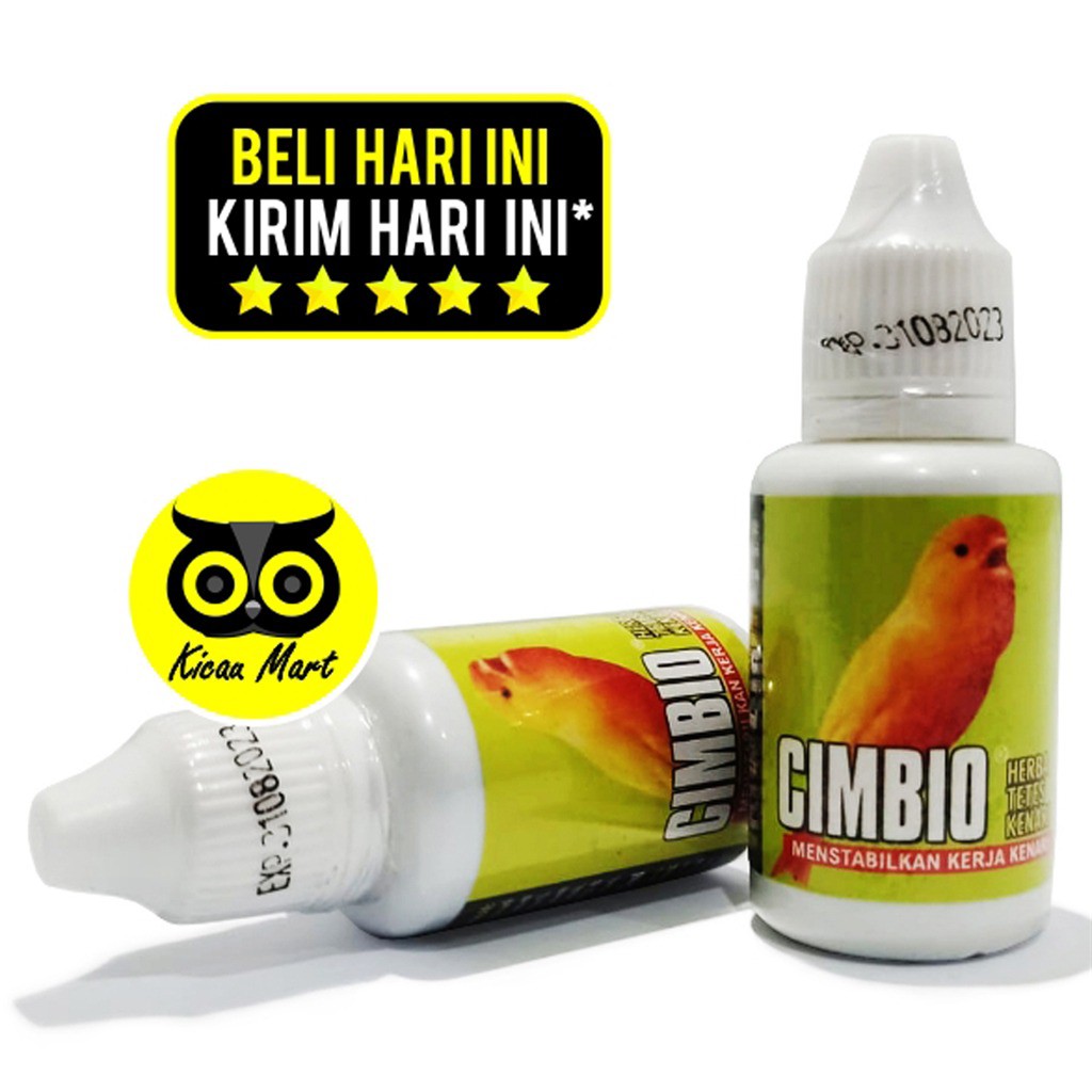 VITAMIN BURUNG KENARI CIMBIO HERBA TETES OBAT PENGGACOR KENARI HARIAN LOMBA OBAT ANTI LESU CMBSKN