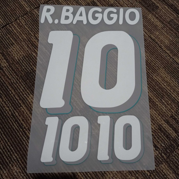 1994 ROBERTO BAGGIO #10 Italy Nameset DTF
