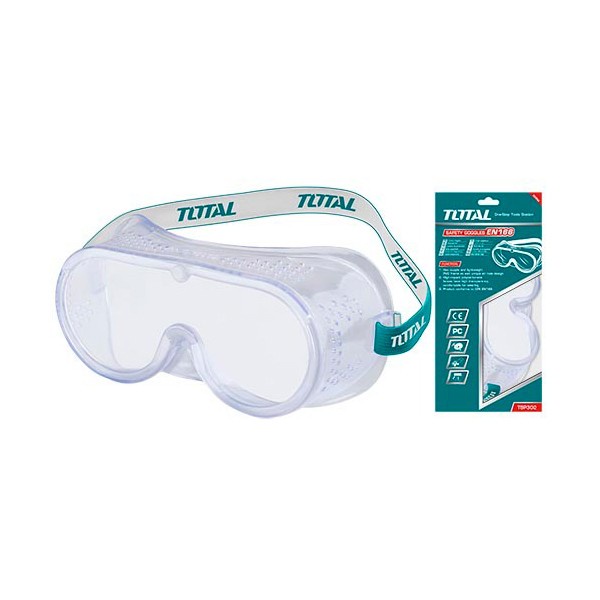 Safety Goggles TOTAL TSP302 / Kacamata Bening Transparan TOTAL TSP 302 - Kacamata Kerja Pelindung Mata TOTAL