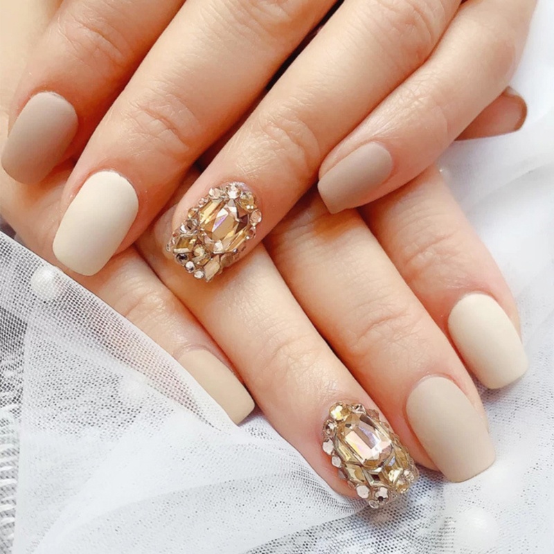 Siy Kristal Kaca Flat Back Aneka Bentuk Untuk Aksesoris Nail Art Diy