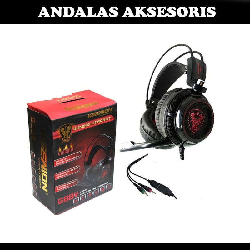 Headset gaming kenion G88V Vibration