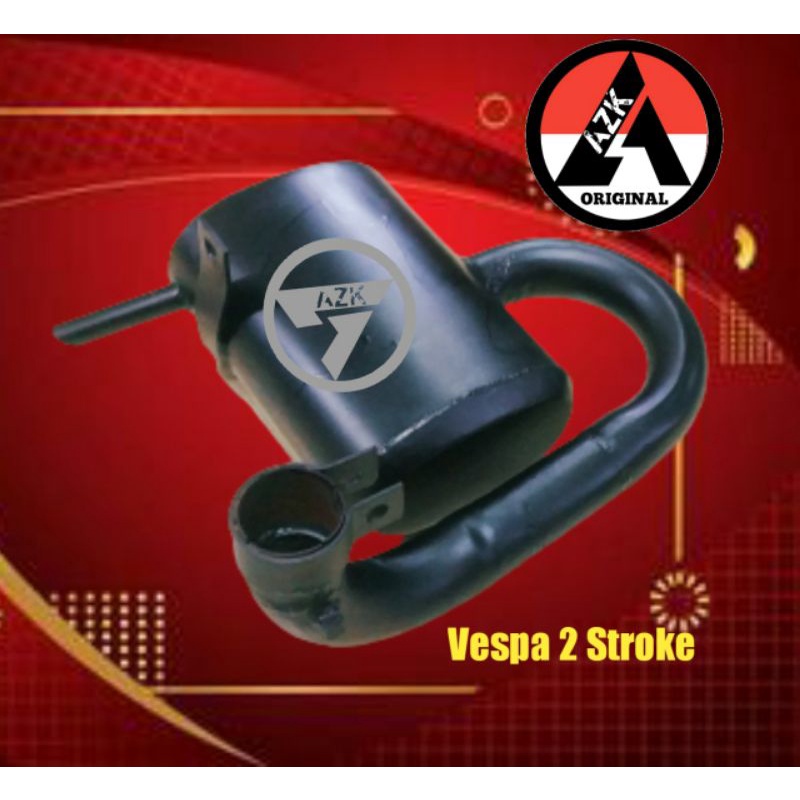 knalpot Vespa BigBox 2stroke azk racing