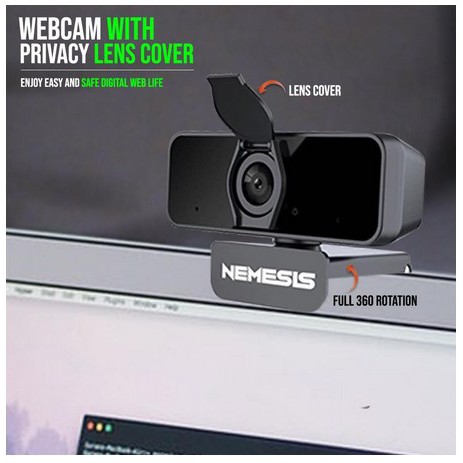 Webcam NYK NEMESIS A75 A50 HEXA FULL HD1080 30FPS / Webcam NYK NEMESIS A75 EVEREST 1080P