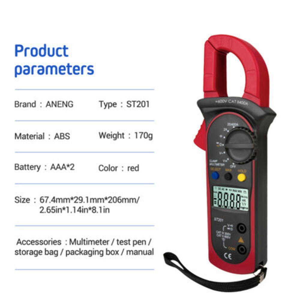 Solighter Digital Multimeter Tester Multifungsi Voltmeter AC DC Auto Range