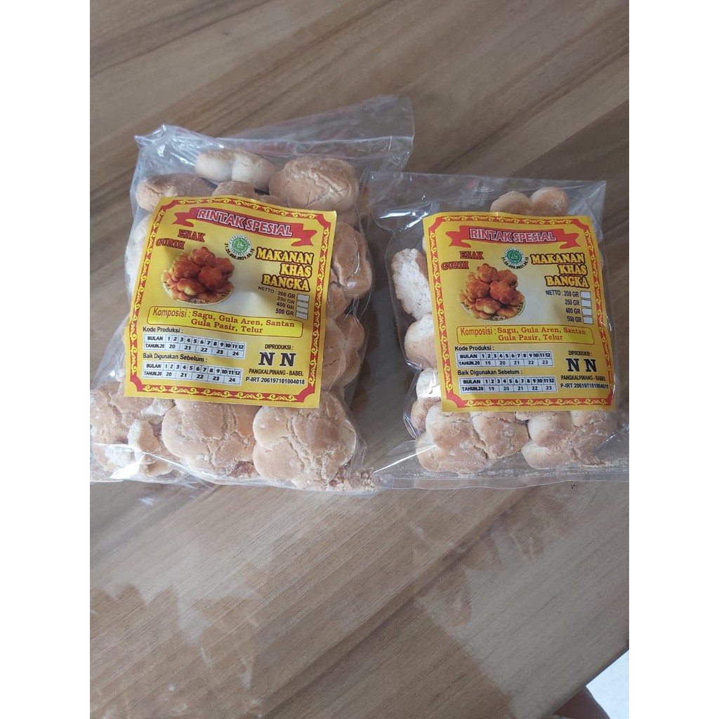 

Kue - Rintak Bangka Cap NN - Rintak Khas Bangka 500gr