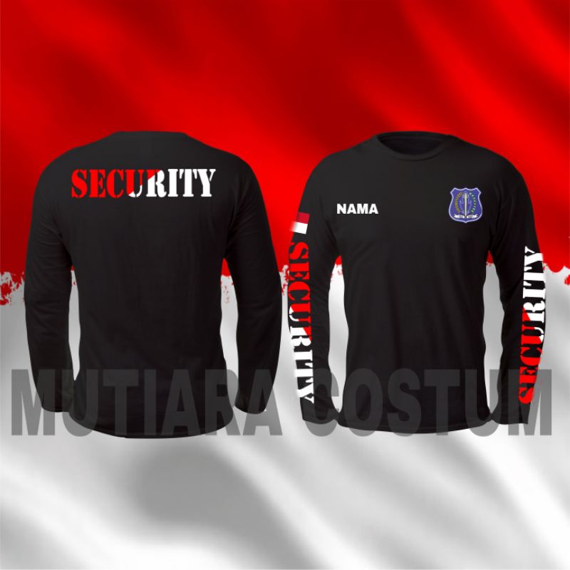 KAOS ATASAN SECURITY TANGAN PANJANG