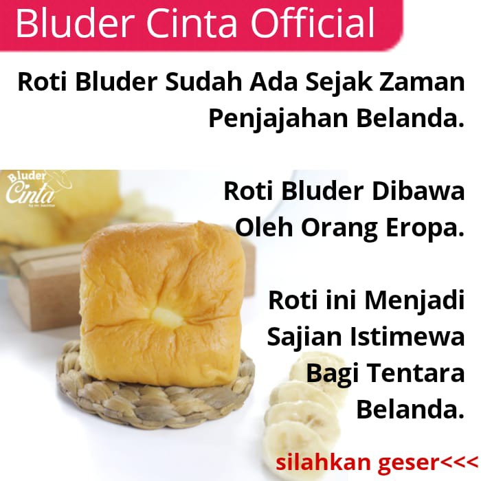 Roti Bluder Cinta Rasa Keju 50 Gram - Oleh oleh Khas Madiun Asli - Halal - Viral