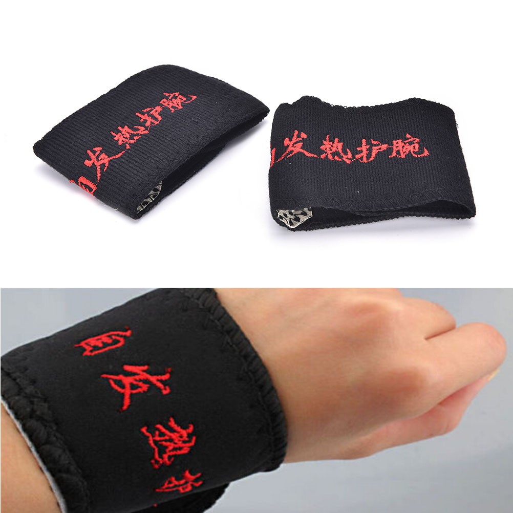 Terapi Panas Pergelangan Tangan Magnetik / Deker Magnet Pergelangan Tangan / Magnetic Wrist Brace