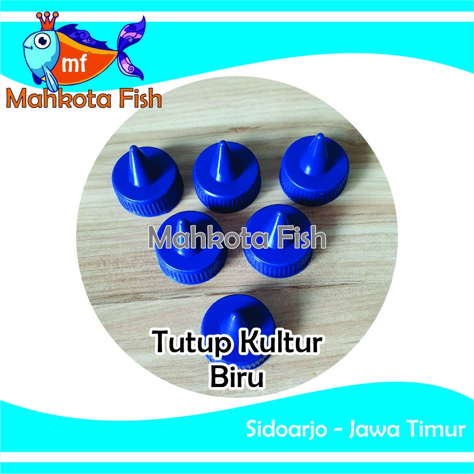 Tutup Kultur Artemia (BIRU) | Tutup Botol Artemia | Tutup Botol Inkubator