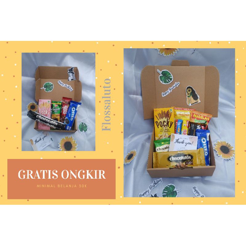

[COD] Hampers / Snackbox / Snack Murah / Kado Wisuda / Hadiah ulang tahun