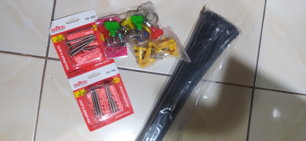 Sekrup Fisher Set S6 / Fiser Skrup Set S6  / Fisher S6 /fiser Paku/baut