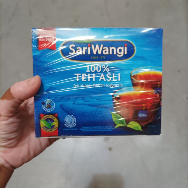 

Sariwangi Teh Celup Hitam 1.85 G isi 50 - Black Tea, Teh Hitam, Teh