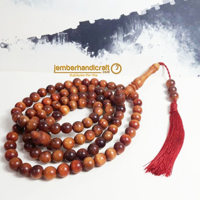 KAYU RAJA || Tasbih Muslim Agatis  Premium