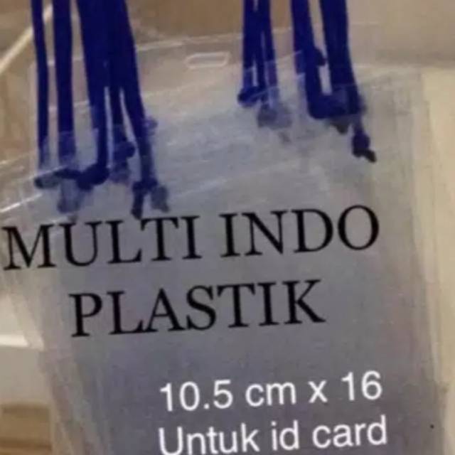 A-ZAHRA PLASTIK NAME TAG/KANTONG PANITIA DAN TALI KUR  - Fullset Plastik Panitia plus Tali Kur