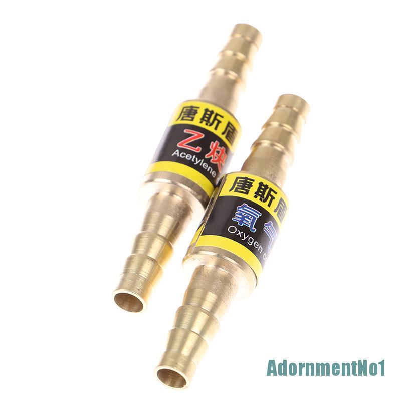 (Adornmentno1) 1pc Katup Pipa Flashback Arrestors Of Acetylene &amp; Oxygen Fuel Check