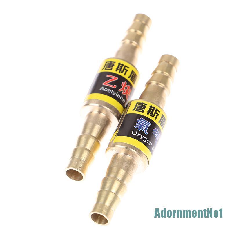 (Adornmentno1) 1pc Katup Pipa Flashback Arrestors Of Acetylene &amp; Oxygen Fuel Check