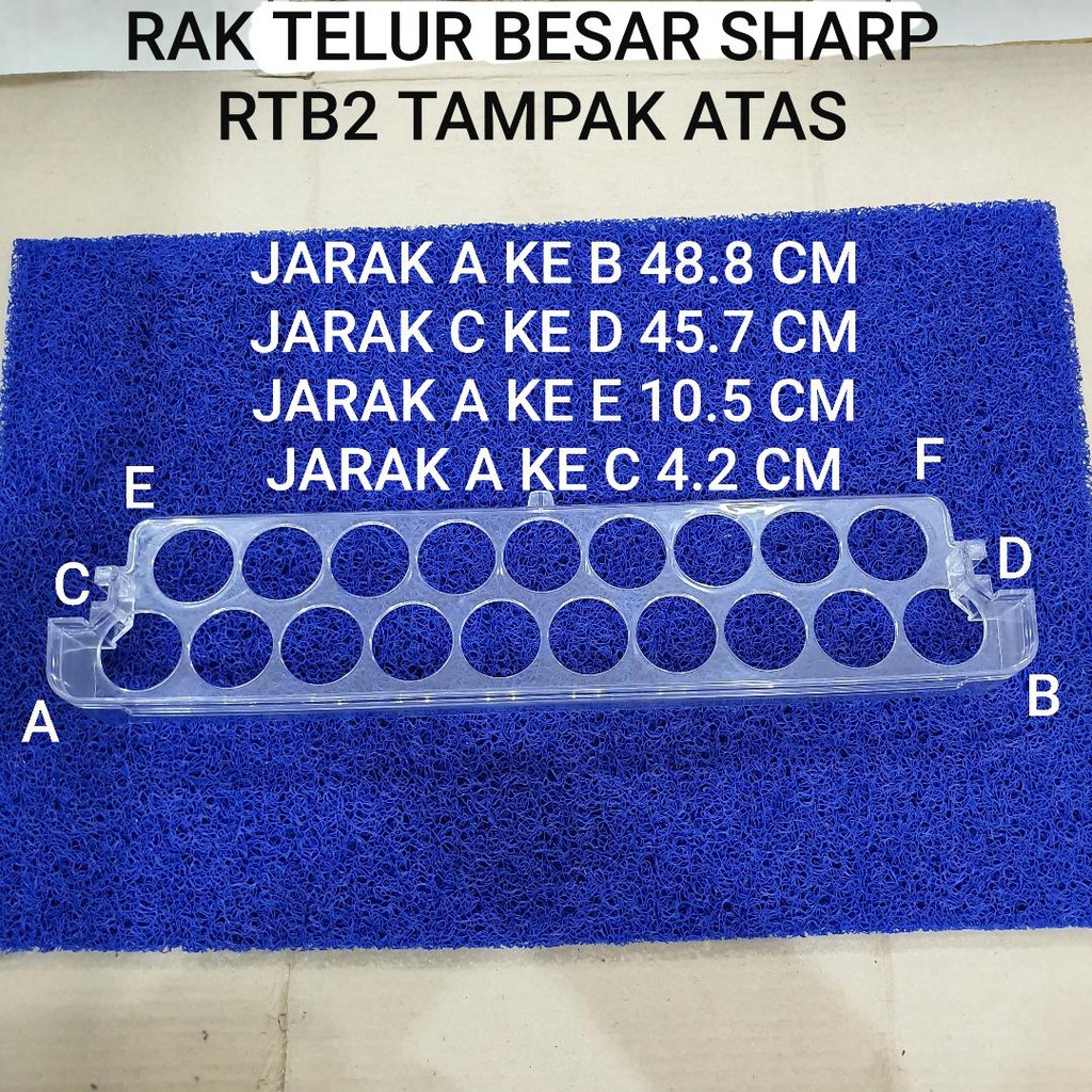 RAK TELUR KULKAS SHARP BESAR RTB2 ORIGINAL SIDOARJO
