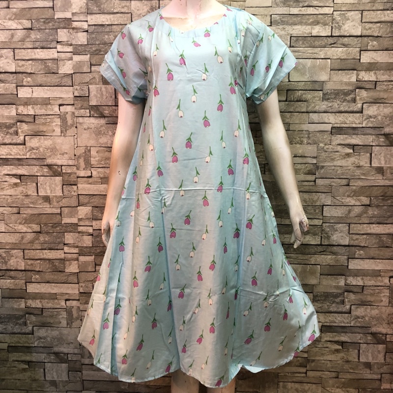 DASTER BALI MURAH MOTIF KEMBANG | BATIK AQILAH-OB 18