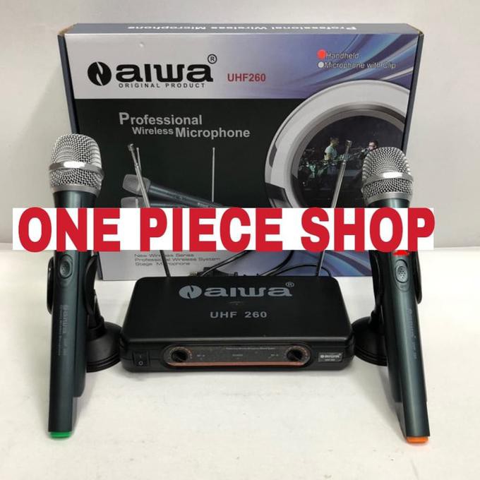 Mic Aiwa UHF 260 Wireless Microphone Karaoke