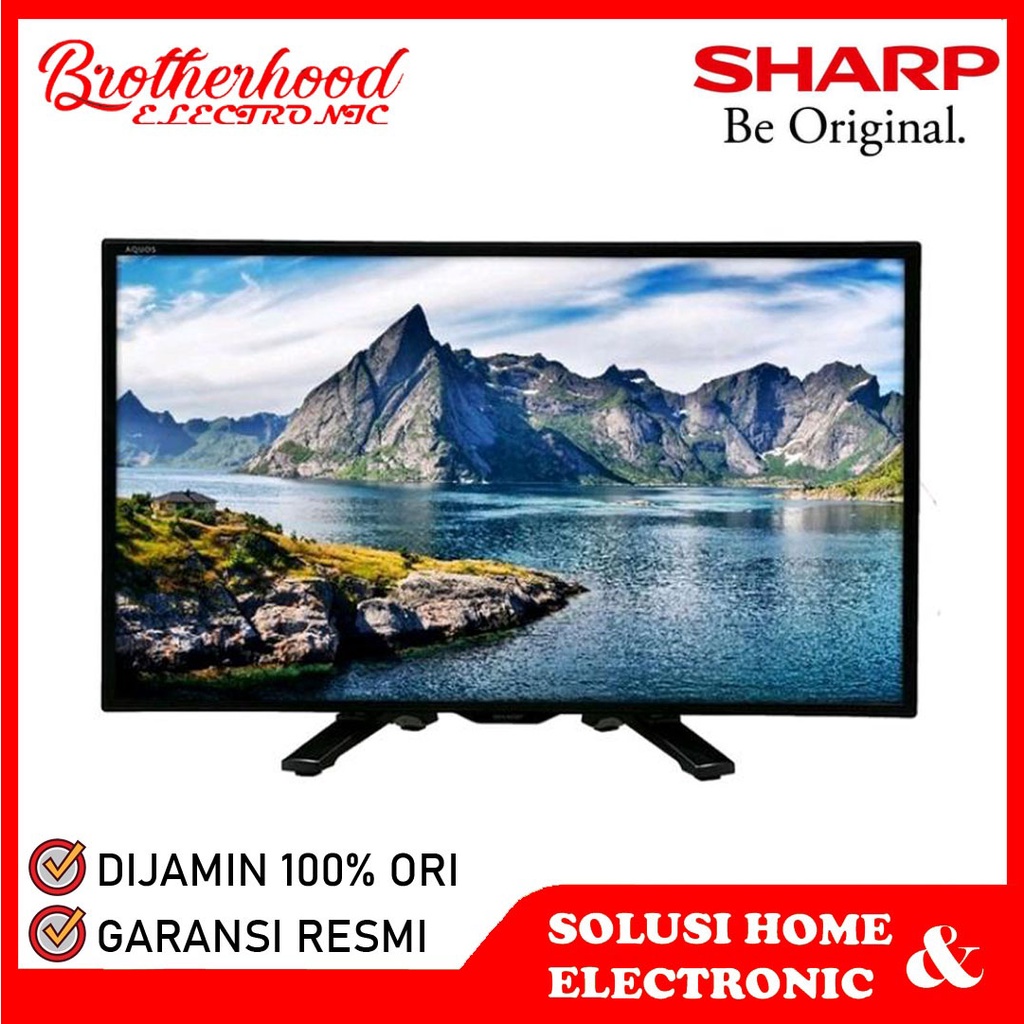(BISA COD) LED TV SHARP 24LE170I / 24 LE 170I / 24LE170 HD TV [24 inch / HDMI] (GARANSI RESMI)
