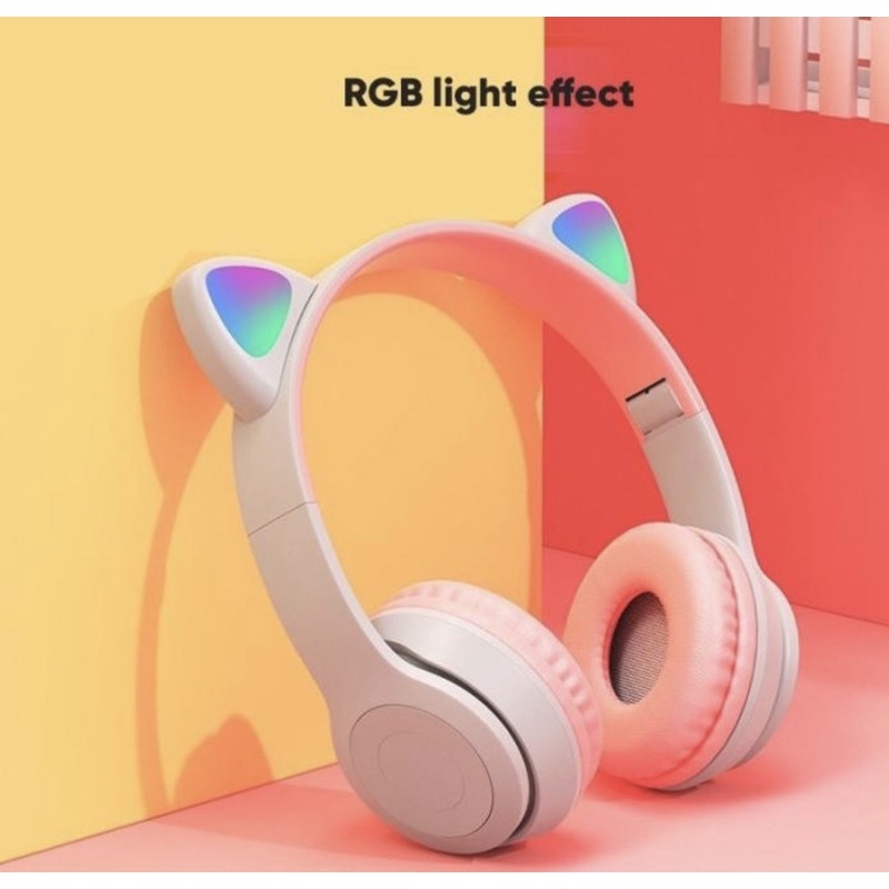 Headphone Bluetooth Car Ear XY-205 + LED RGB - Headphone XY-205