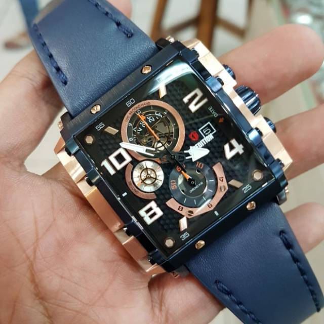 JAM TANGAN EXPEDITION EXP6757 BLUE ROSEGOLD