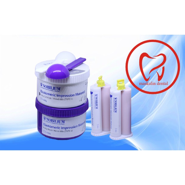 Dental Putty Double Impression  + Light body set - Nobilium Set