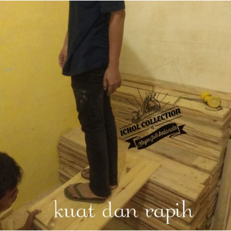 papan ambalan 60/50x20x2 / papan sambung kayu jati belanda