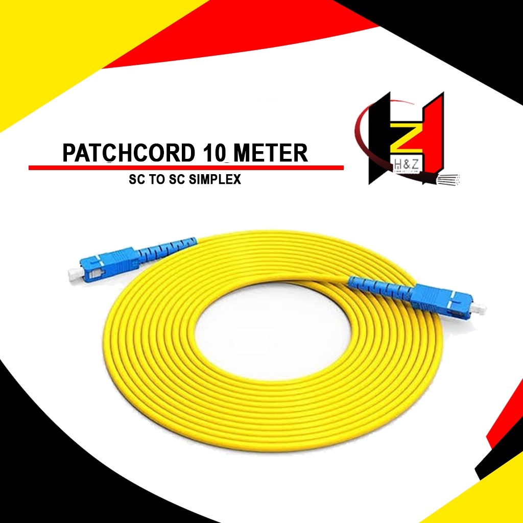 Patchord / Patchcord SC-SC UPC 10 Meter 3mm Simplex