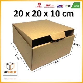 Image of thu nhỏ Kardus 20x20x10 cm | Box Die Cut & Easy Usage | Box Kue Tart & Pizza #1