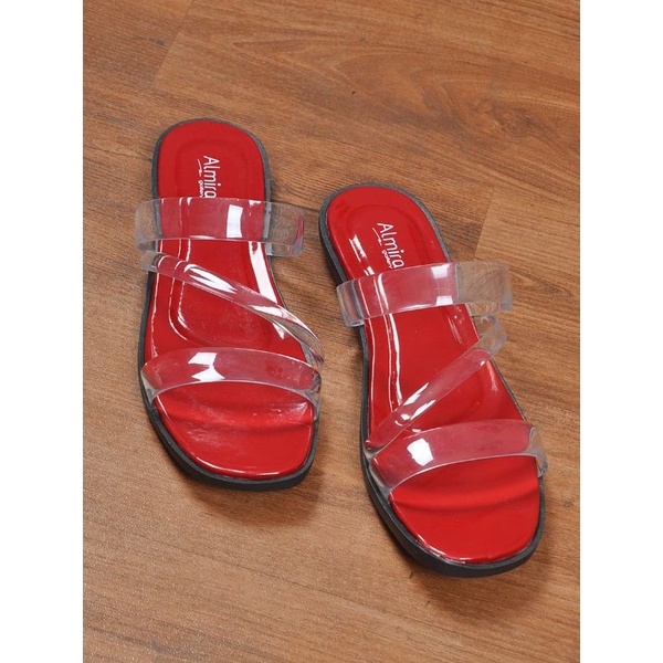 7.7 BIG SALE !! New sandal jely teplek wanita/sandal wanita keren/sandal kaca 02