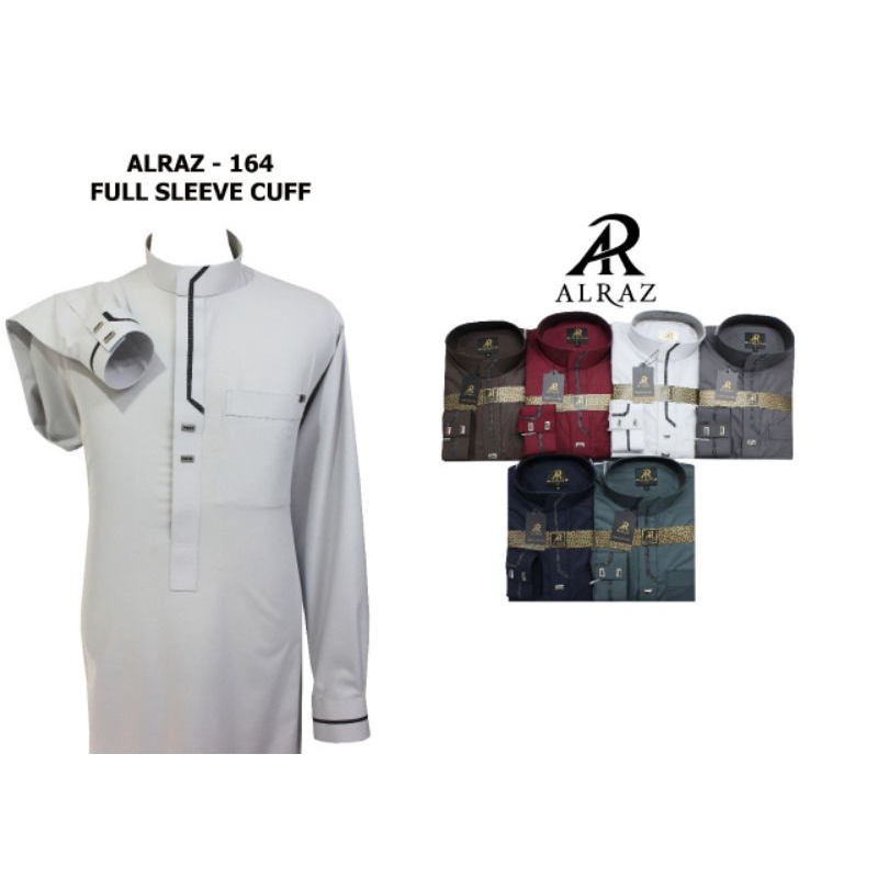 JUBAH ALRAZ DEWASA | JUBAH SAUDI | GAMIS PRIA