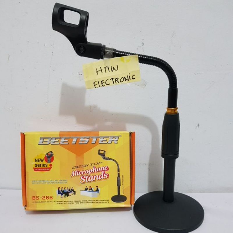 stand mic podium desktop microphone stands pendek duduk Beetster 266
