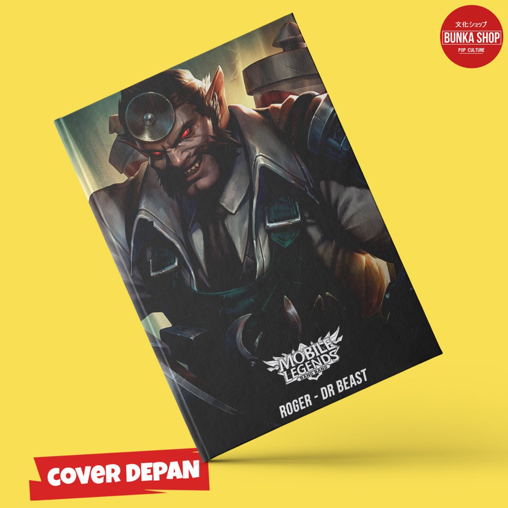 

Note Book Hardcover Game Mobile Legends Roger Dr Beast Ukuran A5 Buku Tulis Catatan Murah Jurnal Agenda Planner Notebook Gift Couple