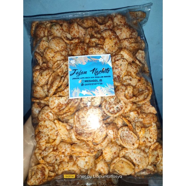 

kerupuk seblak daun jeruk fresh 1kg