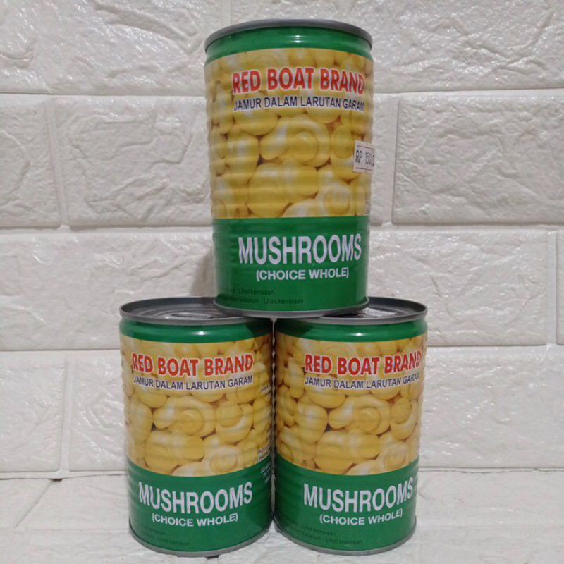 

Jamur kancing red boat brand 425g