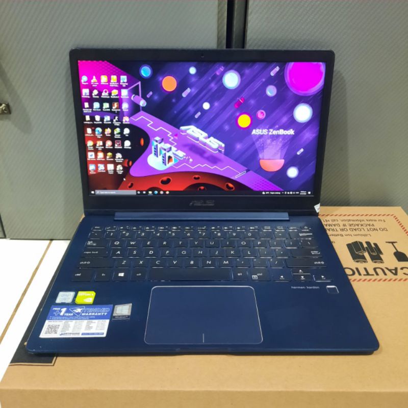 Laptop Asus Zenbook UX331UN Cor i7-8550 Gen 8 Ram 8GB SSD 512GB Nvdia MX150 2GB Spesial ultrabook slim gaming