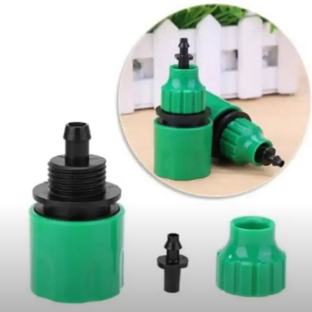 Quick Connector Konektor Irigasi 16 mm ke Selang 8/11 mm atau 4/7 mm