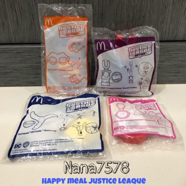 Mainan happy meal justice league action