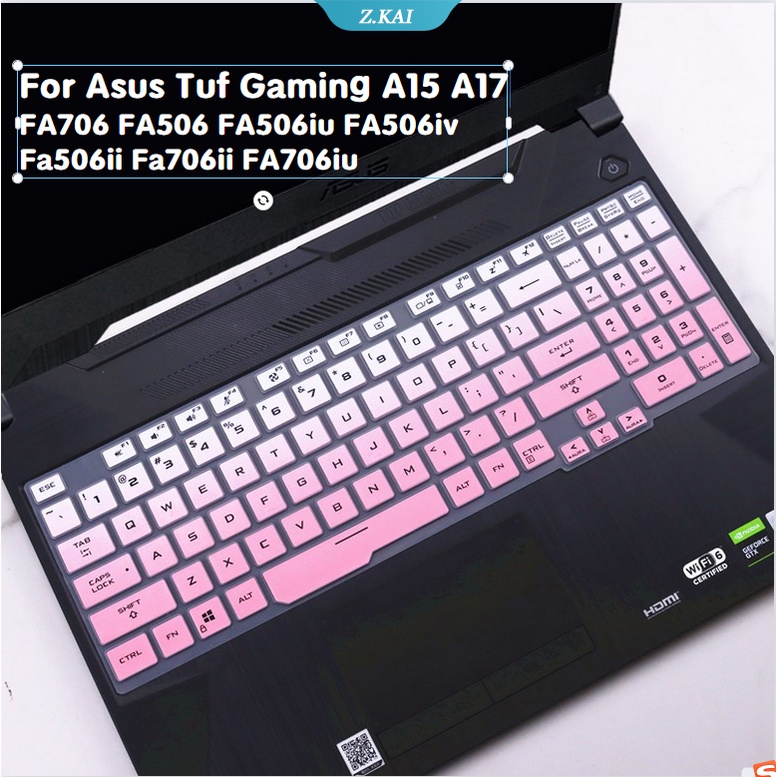 Pelindung Keyboard Asus Tuf Gaming A15 / 17 FA706 / 506 / 506iu / 506iv Fa506ii FA706iu Bahan TPU Transparan 15.6