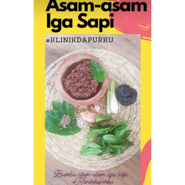 

Bumbu Asam-asam Iga Sapi Klinikdapurku