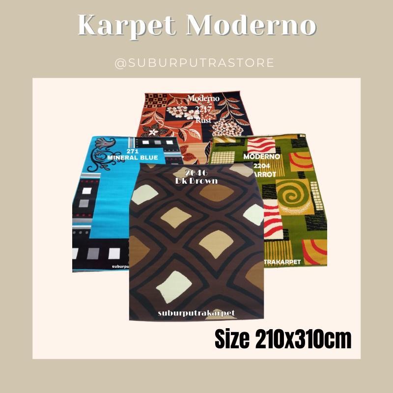 Karpet Moderno Minimalis 210x310cm EX
