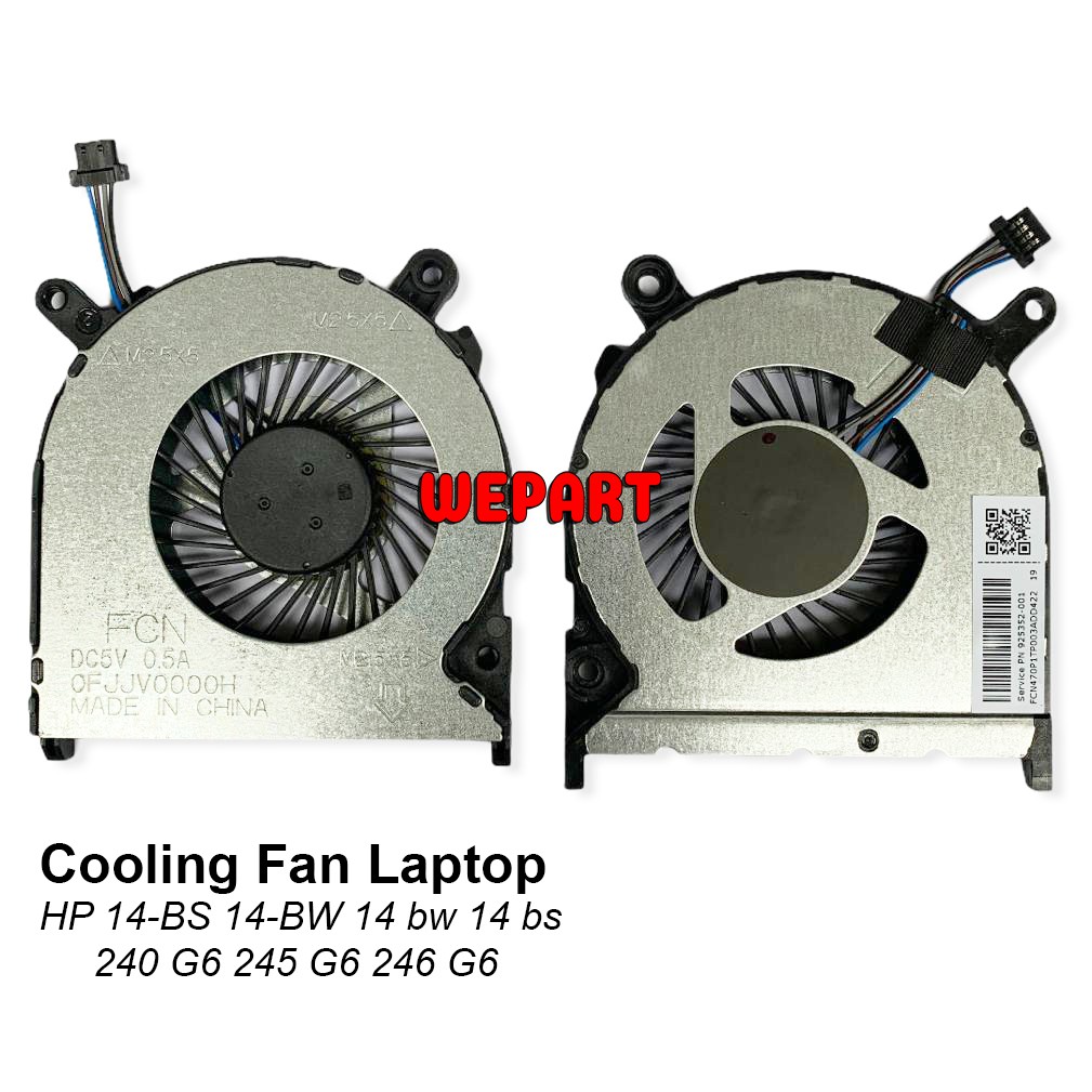 Cooling Fan Kipas Laptop HP 14-BS 14-BW 14 bw 14 bs 240 G6 245 G6 246 G6