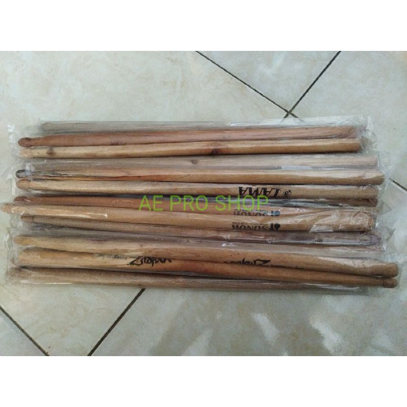 Stik Drum Zildjian, Tama, Sonor, Nobrand Random