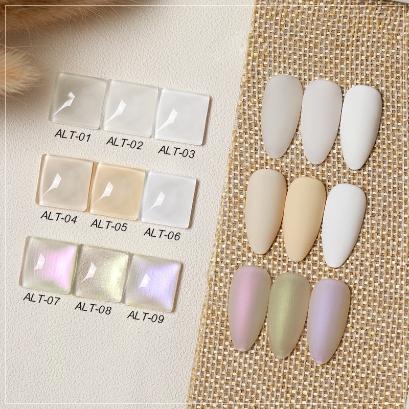 AS GEL SET WHITE MOONLIGHT 15ml 9 WARNA GEL POLISH PUTIH KUTEK GEL CHAMELEON WHITE GEL POLISH TAHAN 2 BULAN (ALT)