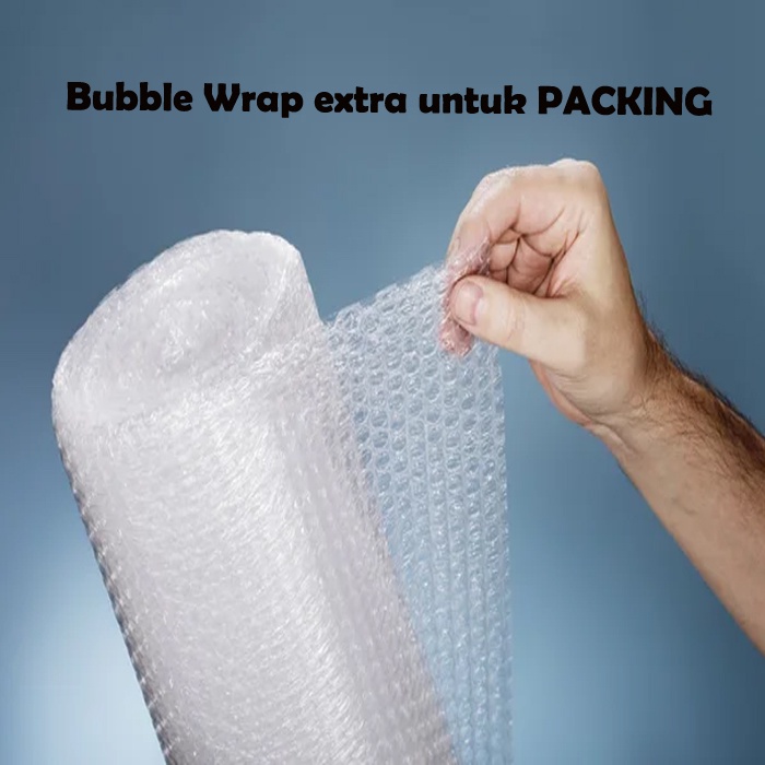 

Bubble wrap extra untuk packing agar aman